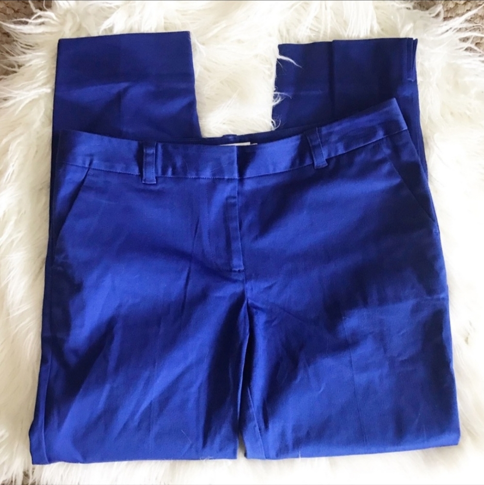 🧡VINEYARD VINES royal blue cropped ankle pants